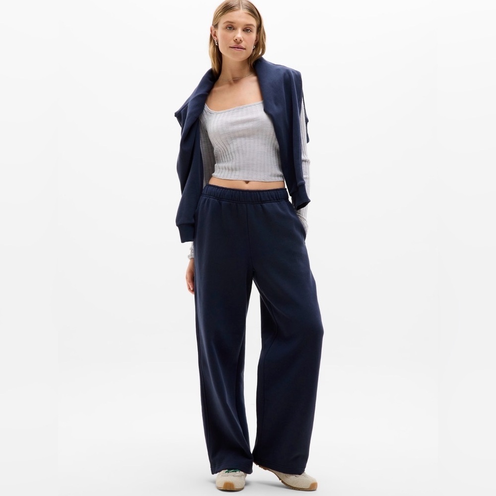 NWT Athleta Forever Wide Navy Leg Sz XXS